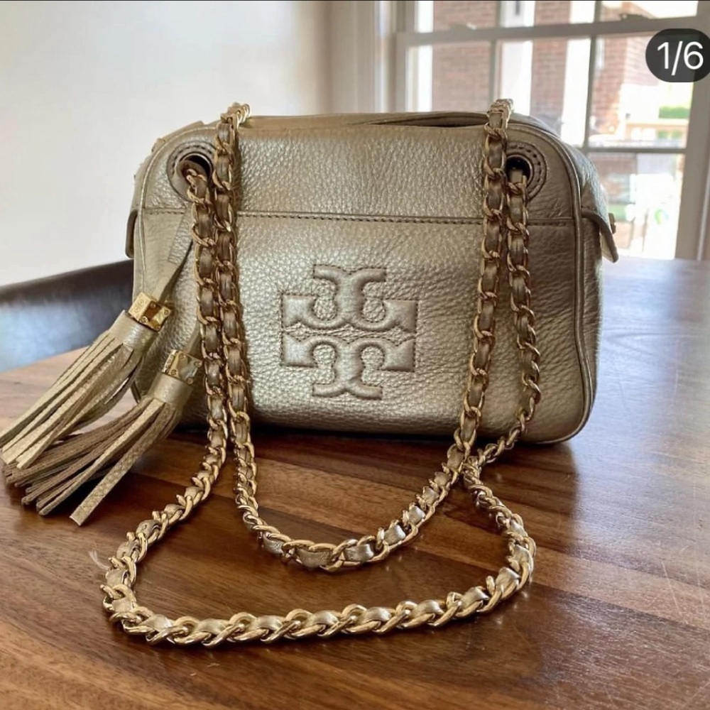 Tory Burch Gold Chain Bag